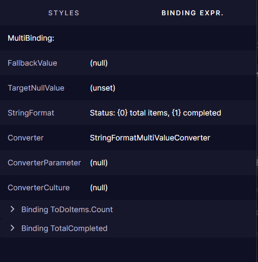 MultiBinding Expressions