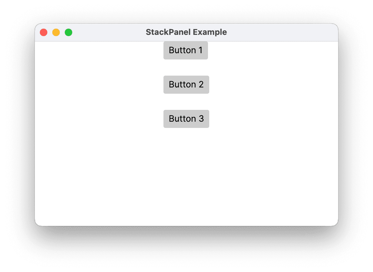 StackPanel Example