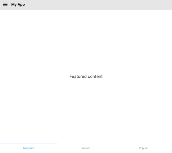 TabbedPage inside a DrawerPage