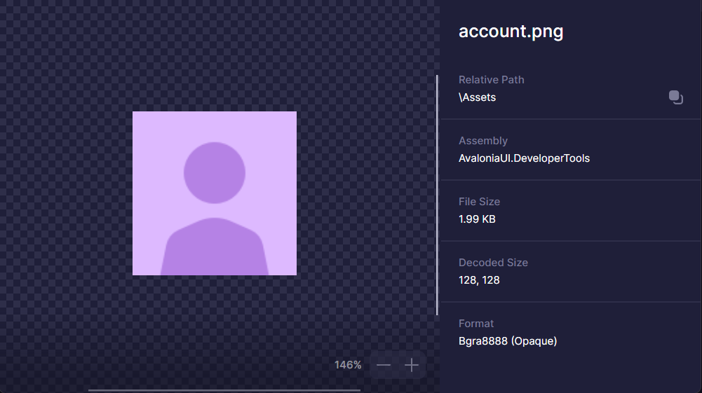 Image Asset preview example
