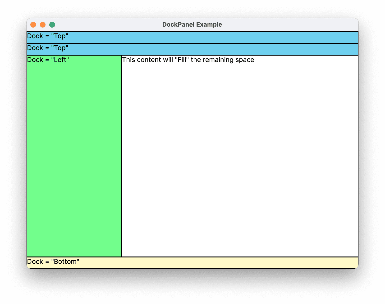 StackPanel Example